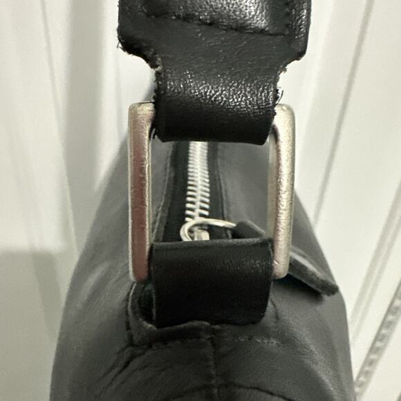 Vintage Coach 6145 Shoulder Bag Handbag Leather Black - Picture 8 of 13